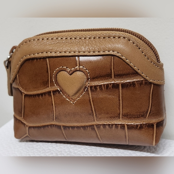 BRIGHTON Leather Mini Coin Pouch NWOT - Picture 2 of 11